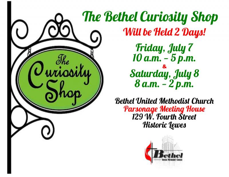 Bethel Curiosity Shop & Yard Sale July 7 & 8 Cape Gazette